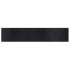 Alfombra rectangular bambú negro 100x500