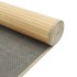 Alfombra rectangular bambú color natural claro 100x1000
