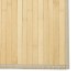Alfombra rectangular bambú color natural claro 100x1000