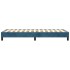 Estructura de cama sin colchón terciopelo azul oscuro 90x190