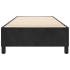 Estructura de cama sin colchón terciopelo negro 90x190