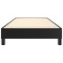 Estructura de cama sin colchón cuero sintético negro 90x200
