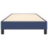 Estructura de cama sin colchón tela azul 90x190