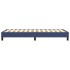 Estructura de cama sin colchón tela azul 90x190