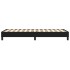 Estructura de cama sin colchón tela negro 100x200