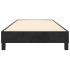 Estructura de cama sin colchón terciopelo negro 90x190