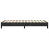 Estructura de cama sin colchón terciopelo negro 90x190