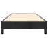 Estructura de cama sin colchón terciopelo negro 90x200