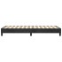 Estructura de cama sin colchón terciopelo negro 90x200