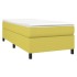 Estructura de cama sin colchón tela verde 90x200