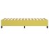 Estructura de cama sin colchón tela verde 90x200