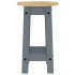 Taburetes altos de cocina 2 uds madera maciza de pino
