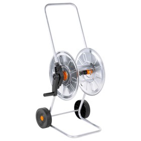 Carrete de rollo para manguera de 50 m 1/2 o 35 m 3/4