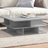 Mesa de centro madera de ingeniería gris hormigón 70x70x29