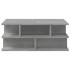 Mesa de centro madera de ingeniería gris hormigón 70x70x29