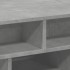 Mesa de centro madera de ingeniería gris hormigón 70x70x29