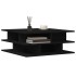 Mesa de centro madera de ingeniería negro 70x70x29