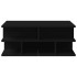 Mesa de centro madera de ingeniería negro 70x70x29