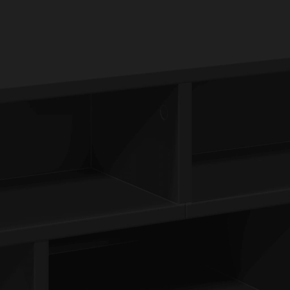 Mesa de centro madera de ingeniería negro 70x70x29