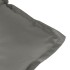 Cojines para silla respaldo alto 4 uds tela gris oscuro