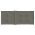 Cojines para silla respaldo alto 4 uds tela gris oscuro
