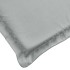 Cojines para silla respaldo alto 6 uds tela gris claro
