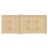 Cojines silla respaldo alto 6 uds tela beige melange