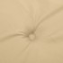 Cojines silla respaldo alto 6 uds tela beige melange