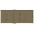 Cojines silla respaldo alto 4 uds tela taupe melange