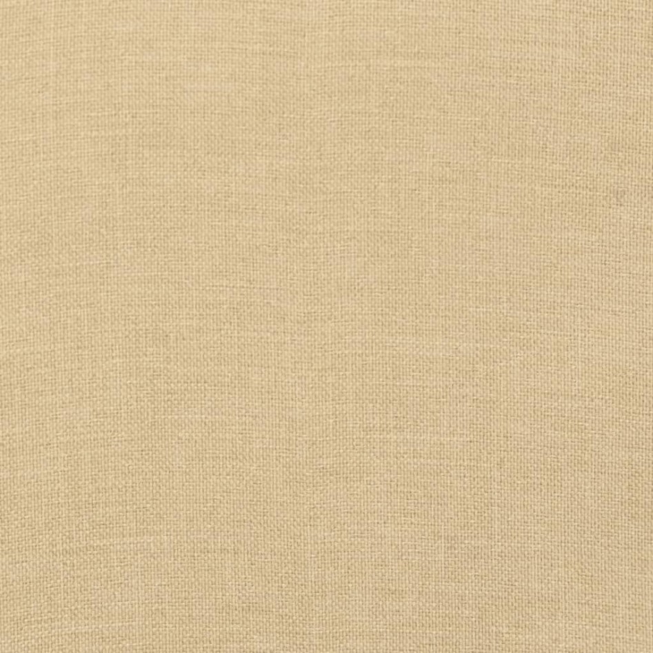 Cojines silla respaldo bajo 6 ud tela beige melange 100x50x4