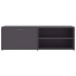 Mueble de TV madera contrachapada gris 120x34x37