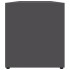 Mueble de TV madera contrachapada gris 120x34x37