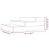 Jardinera de madera maciza de pino blanco 78x78x27