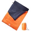 Saco de dormir doble y almohadas camping adultos 3-4 estaciones