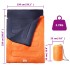 Saco de dormir doble y almohadas camping adultos 3-4