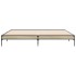 Estructura cama madera ingeniería metal roble Sonoma 200x200