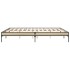 Estructura cama madera ingeniería metal roble Sonoma 200x200