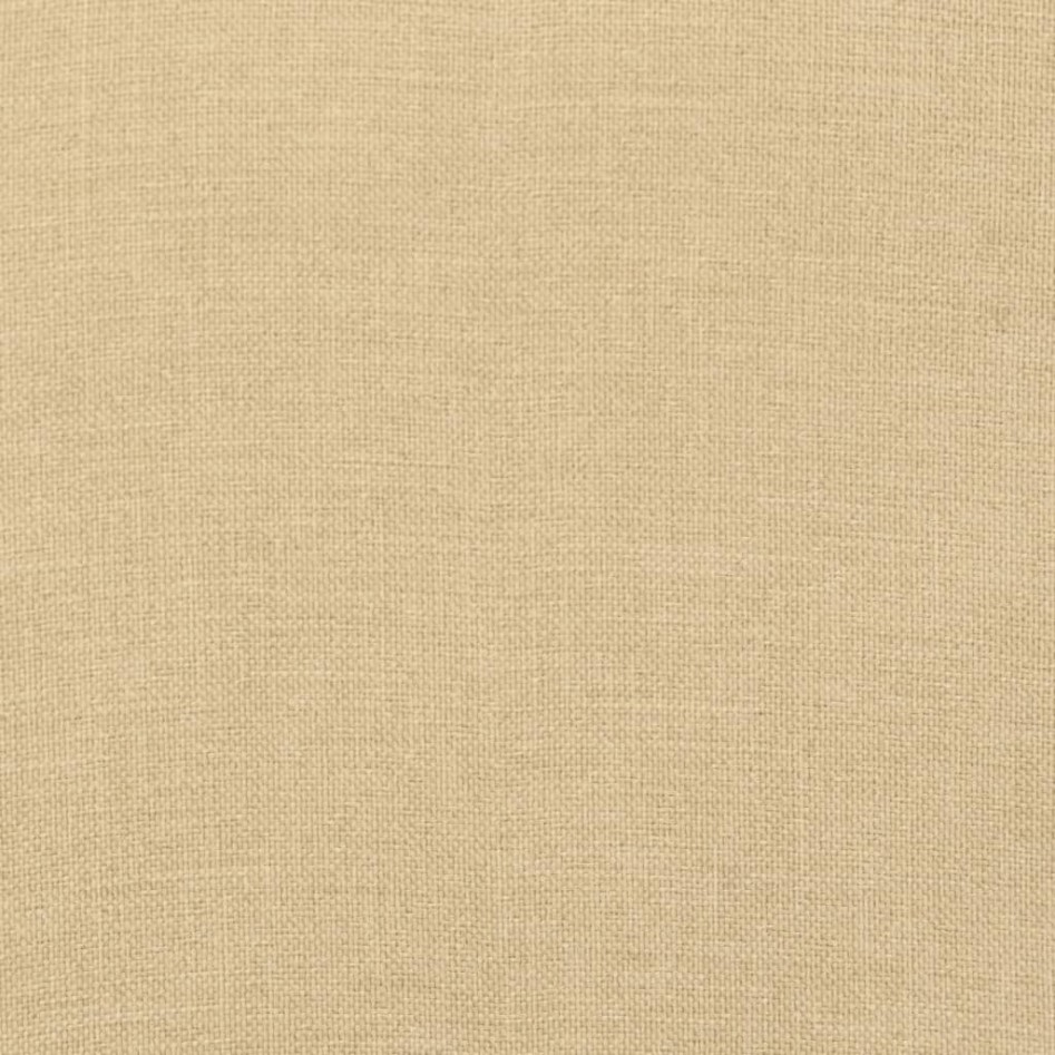 Cojines para banco jardín 2 uds tela beige melange 180x50x7