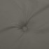 Cojines banco jardín 2 uds tela gris oscuro melange 180x50x7