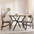 Patas de mesa de comedor estructura Y acero 70x70x73