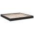 Estructura de cama madera de ingeniería negra 200x200