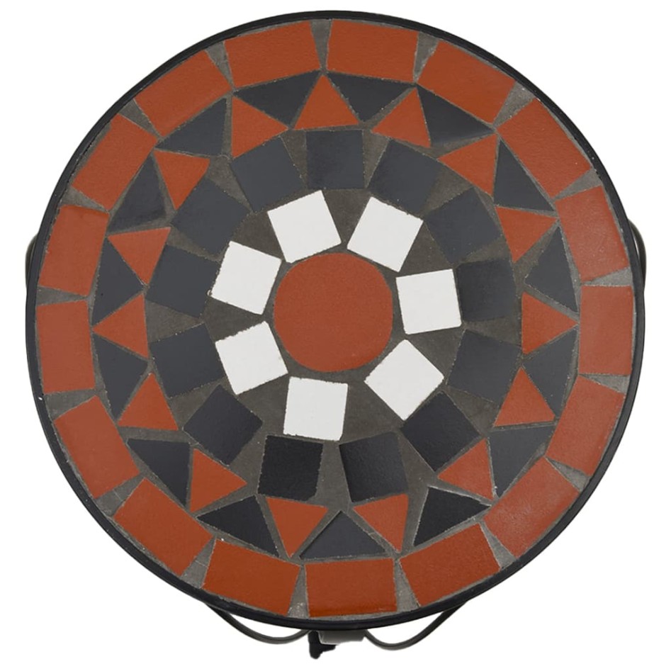 Soportes para plantas 3 uds cerámica terracota y