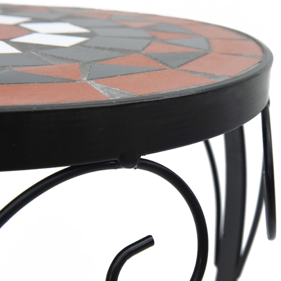 Soportes para plantas 3 uds cerámica terracota y