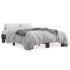 Estructura cama madera ingeniería metal marrón roble 140x200