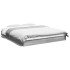 Estructura de cama madera de ingeniería gris Sonoma 150x200