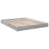 Estructura de cama madera de ingeniería gris Sonoma 150x200