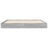 Estructura de cama madera de ingeniería gris Sonoma 150x200