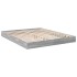 Estructura de cama madera de ingeniería gris Sonoma 150x200
