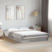 Estructura de cama madera de ingeniería gris Sonoma 120x200 cm