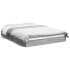 Estructura de cama madera de ingeniería gris Sonoma 120x200